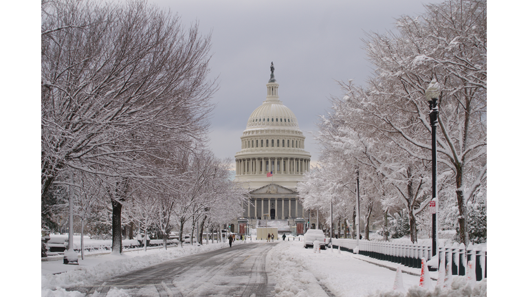 Capitol in the snow