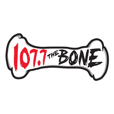 107.7 The Bone logo