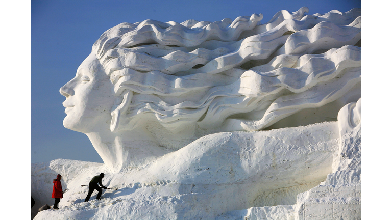 20th International Snow Sculpture Art Expo Held In Harbin