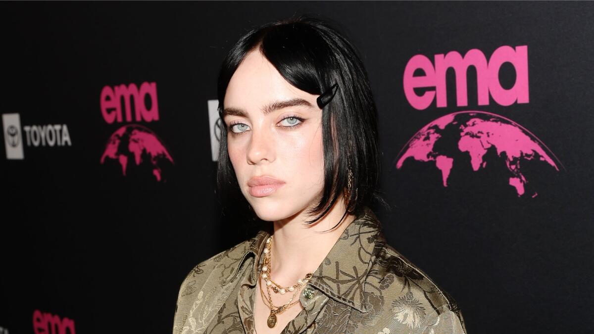 Billie Eilish Stuns In Festive Photos From Christmas-Themed Birthday ...