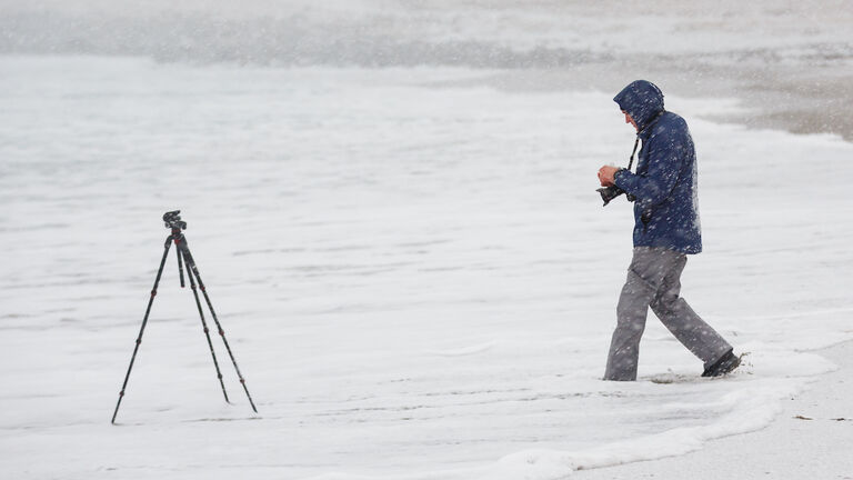 Traveling photographer in the north