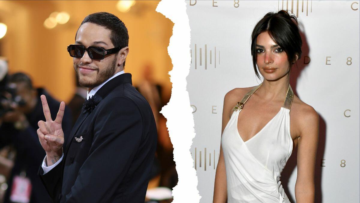 Pete Davidson Hits Rangers Game With Costar, Ratajkowski Fling Over?!