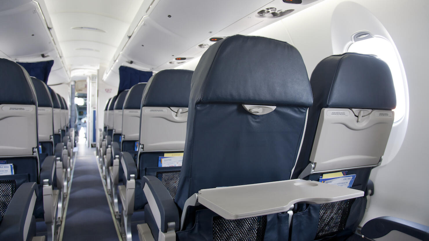 Tray Table on an Airplane