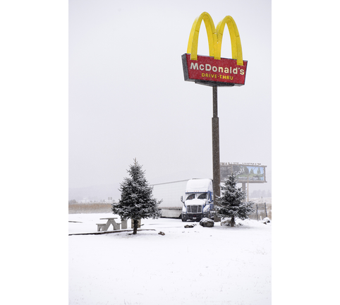 Mcdonald sign at Williams, Arizona, USA