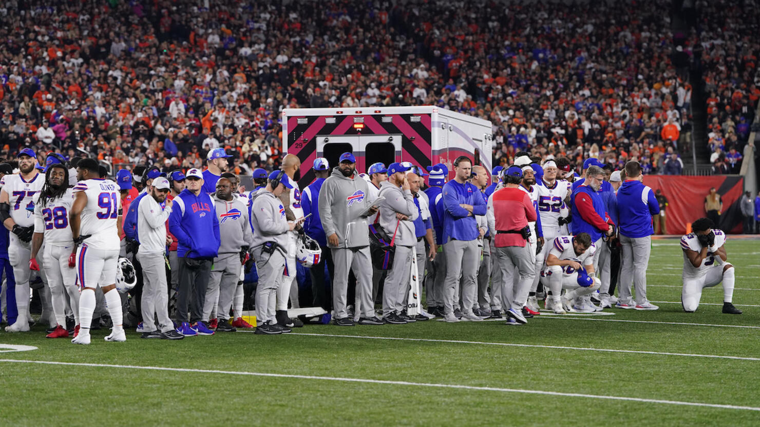 NFL approves postponement of Bills-Bengals game after Damar Hamlin injury