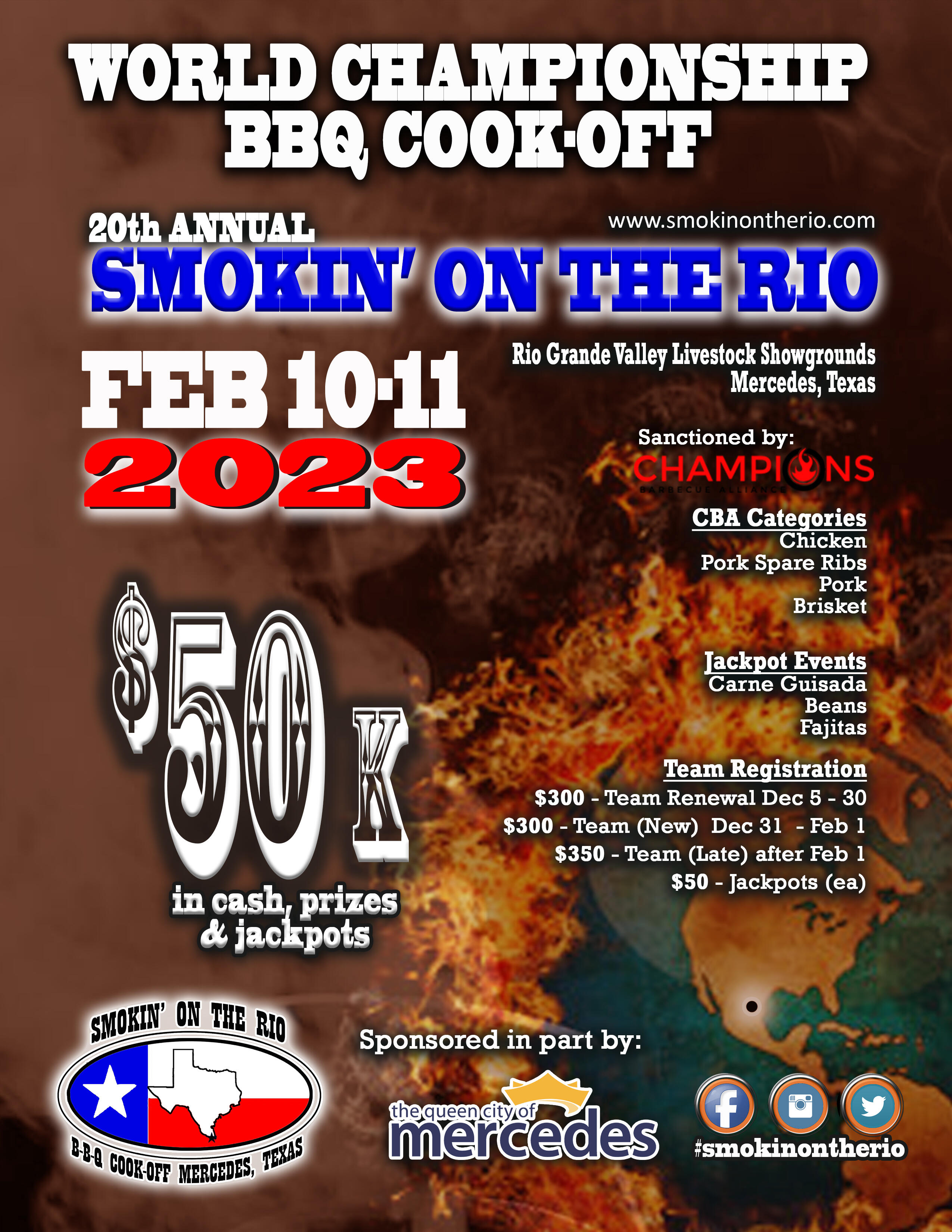 SMOKIN ON THE RIO WORLD CHAMPIONSHIP COOK OFF FM 100 KTEX   63b58370a2375755e17ffa84