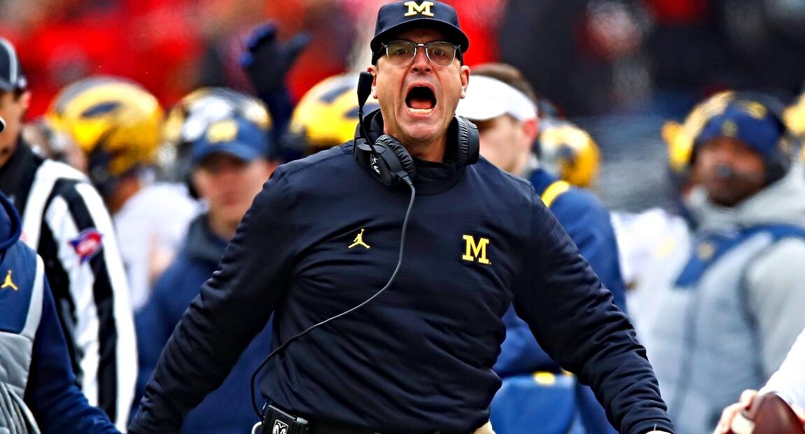 Michigan's Jim Harbaugh reportedly facing 4-game suspension to