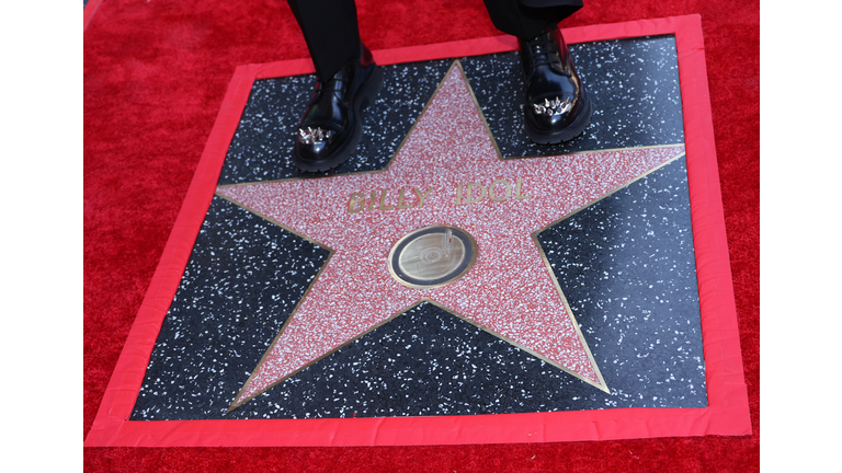 Billy Idol Honored With Star On The Hollywood Walk Of Fame