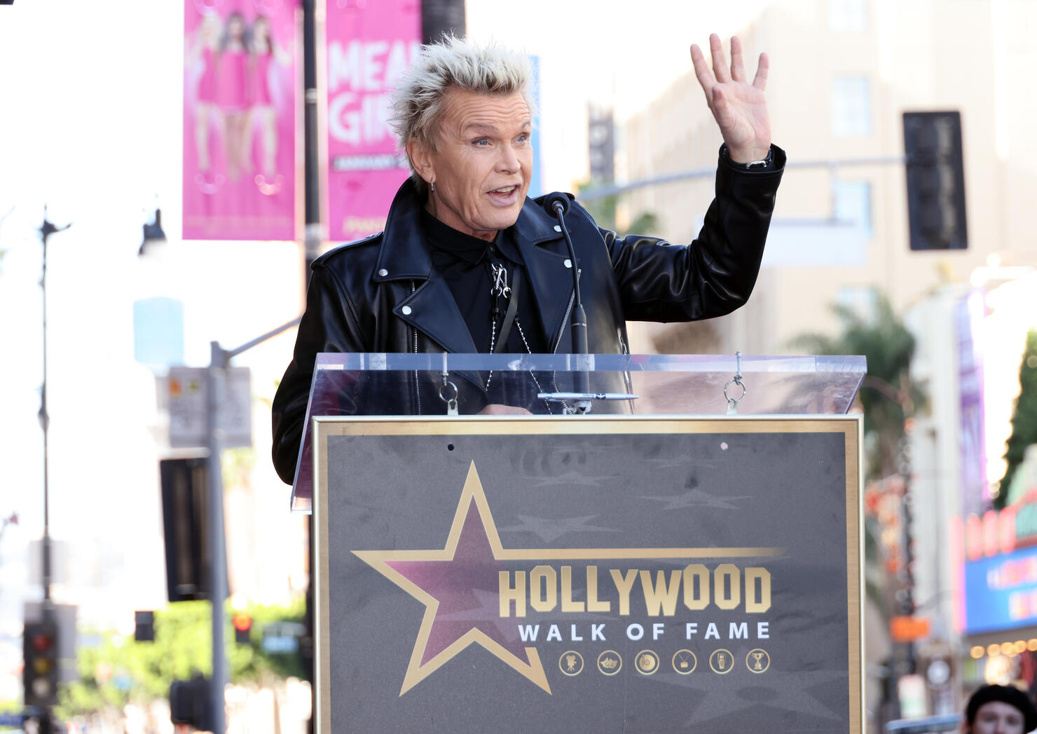 Billy Idol Honored With Star On The Hollywood Walk Of Fame