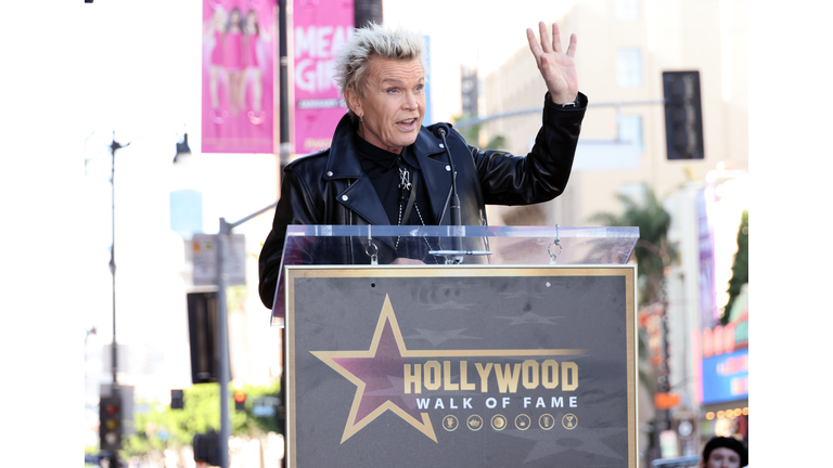 Billy Idol Honored With Star On The Hollywood Walk Of Fame
