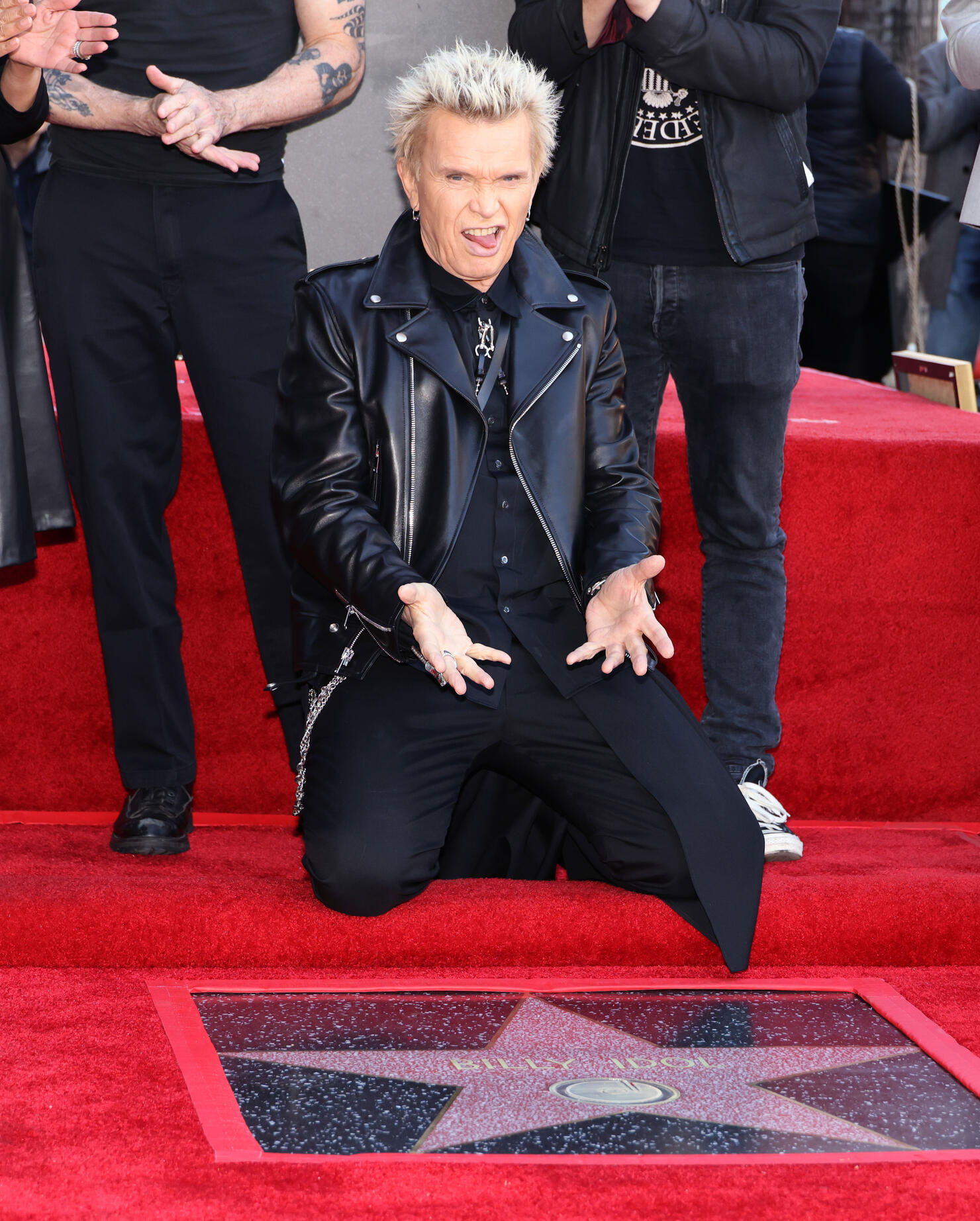 Billy Idol Honored With Star On The Hollywood Walk Of Fame