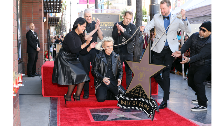 Billy Idol Honored With Star On The Hollywood Walk Of Fame