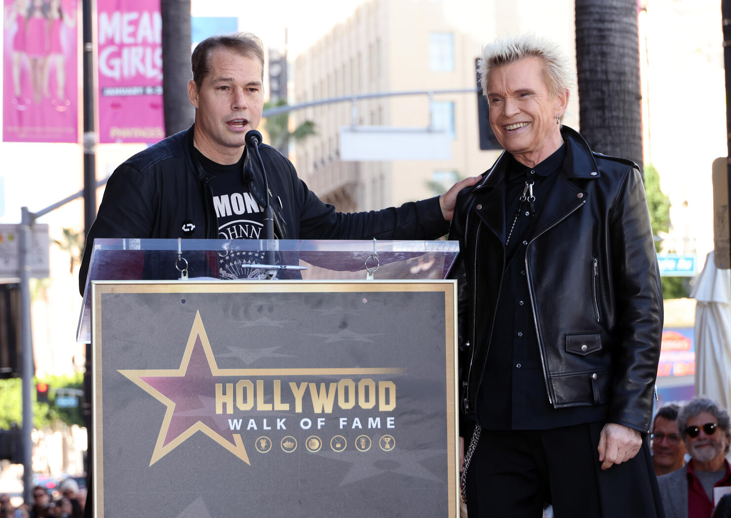 Billy Idol Honored With Star On The Hollywood Walk Of Fame