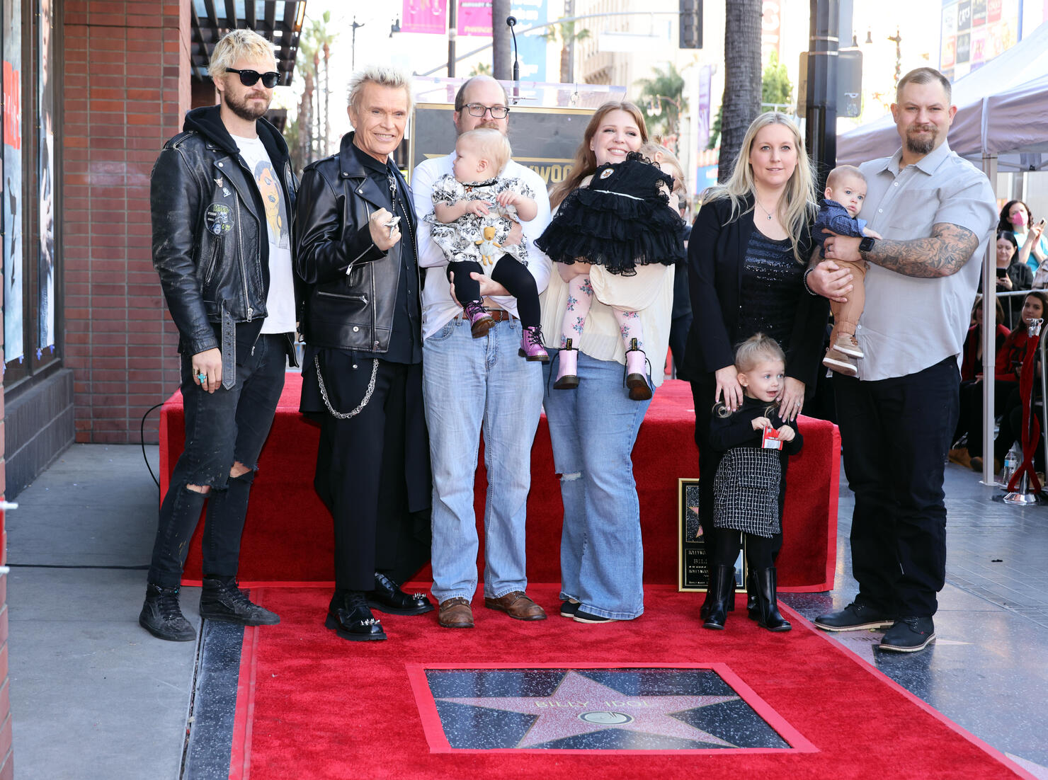 Billy Idol Honored With Star On The Hollywood Walk Of Fame