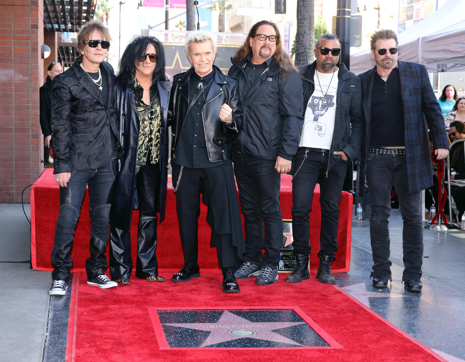 Billy Idol Honored With Star On The Hollywood Walk Of Fame