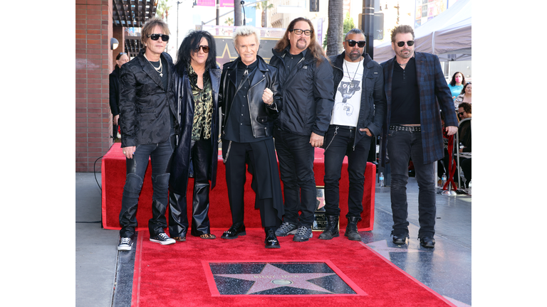 Billy Idol Honored With Star On The Hollywood Walk Of Fame