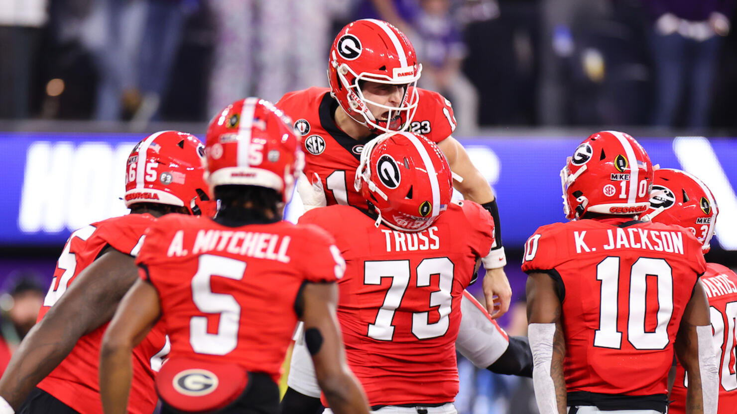 Georgia wins its first national championship in college football since 1980