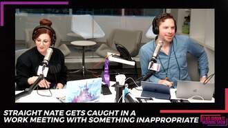 Straight Nate Gets Caught In A Work Meeting With Something Inappropriate