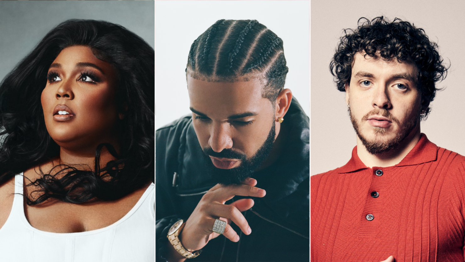 Lizzo, Drake & Jack Harlow