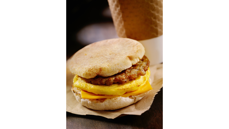 Sausage and Egg Breakfast Sandwich