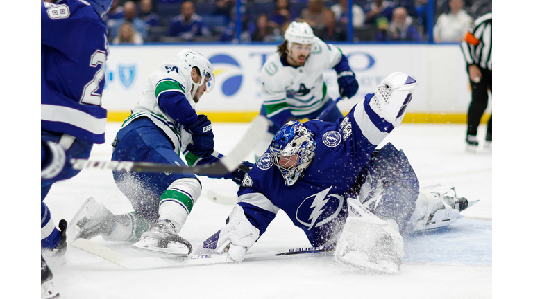 Vancouver Canucks v Tampa Bay Lightning