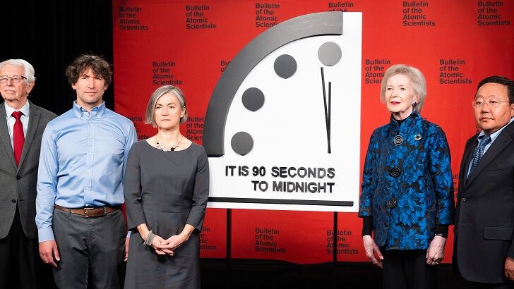 Doomsday Clock Moves to 90 Seconds to Midnight, Closest Ever to Catastrophe