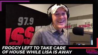 Froggy Left To Take Care Of House While Lisa Is Away For New Job