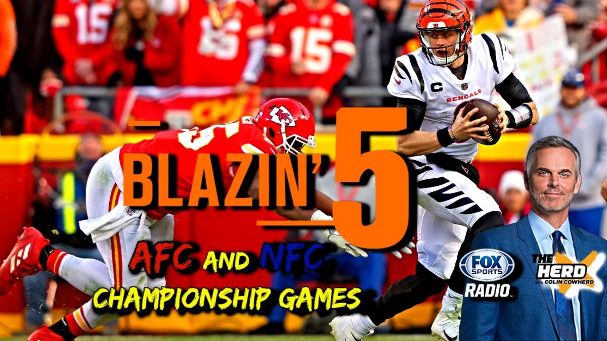 Blazing Five: Colin Cowherd Gives His 5 Best NFL Bets For Wild Card Weekend