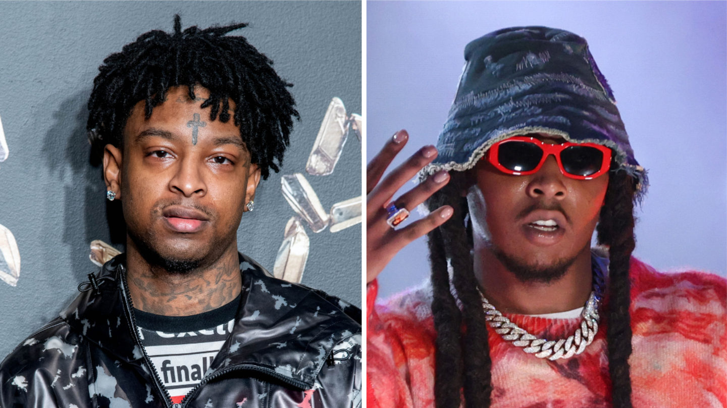 21 Savage 'Feels A Lot Of Energy Missing' After Takeoff's Death
