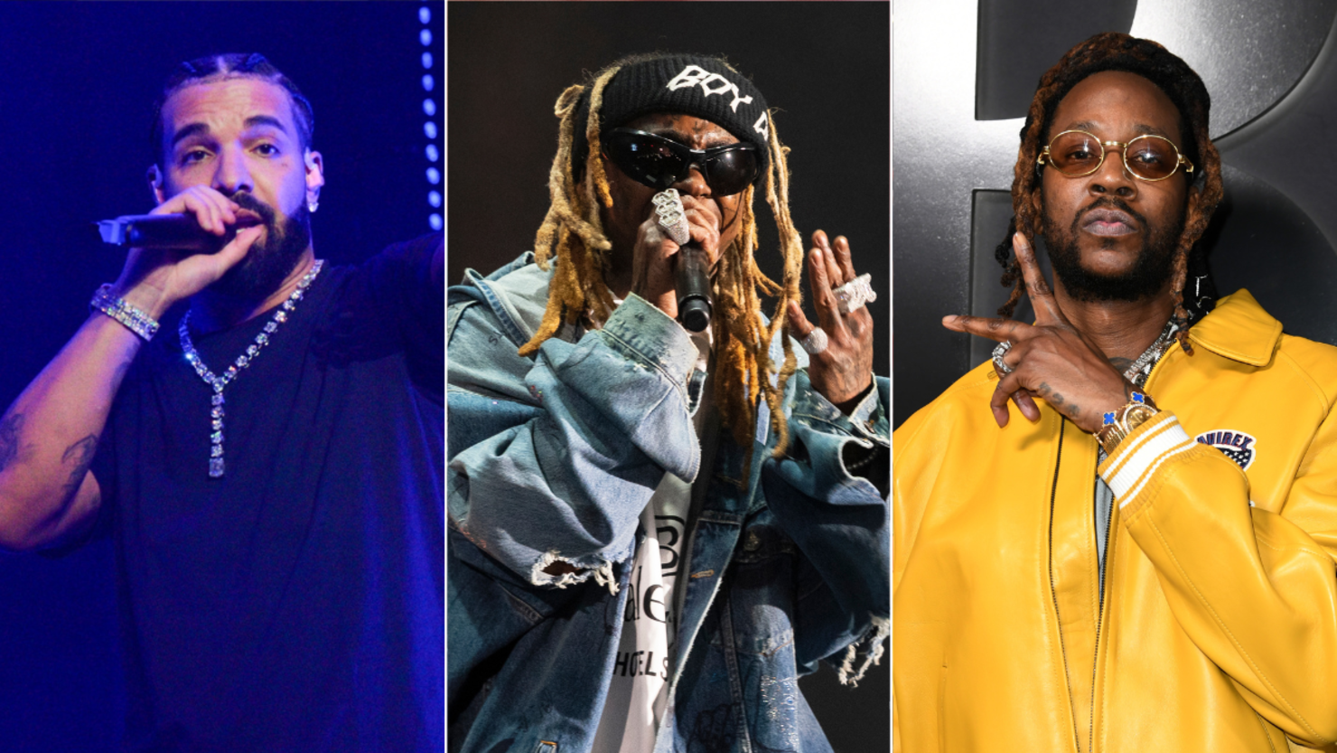 Drake, Lil Wayne and 2 Chainz