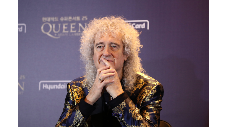 Queen Holds Press Conference In Seoul