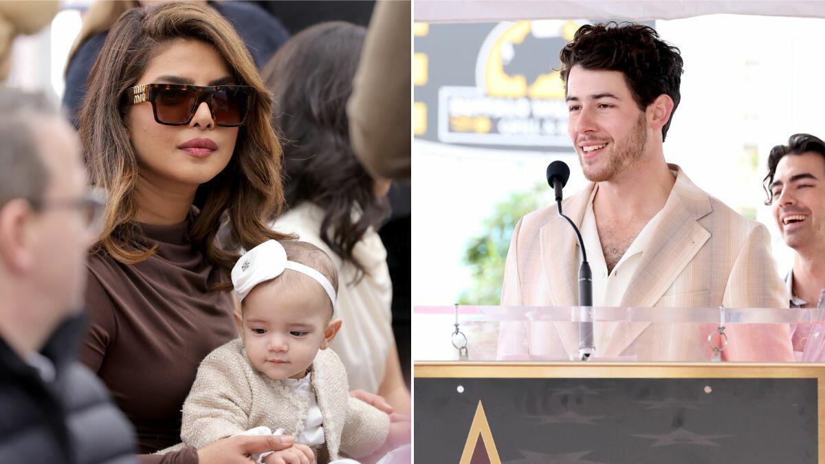 Nick Jonas And Priyanka Chopras Daughter Malti Makes First Public Appearance Iheart 