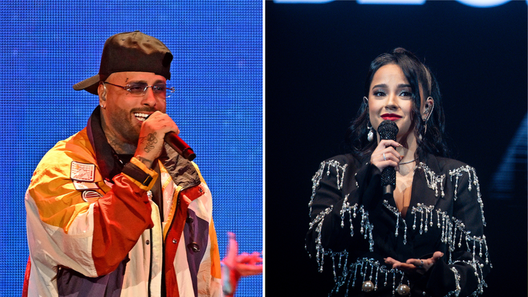 Nicky Jam and Becky G