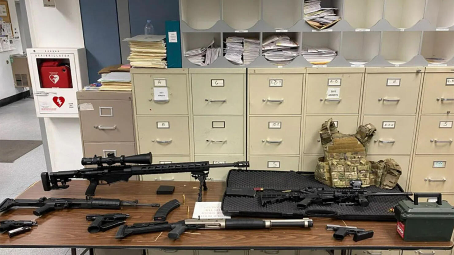 Cache of weapons
