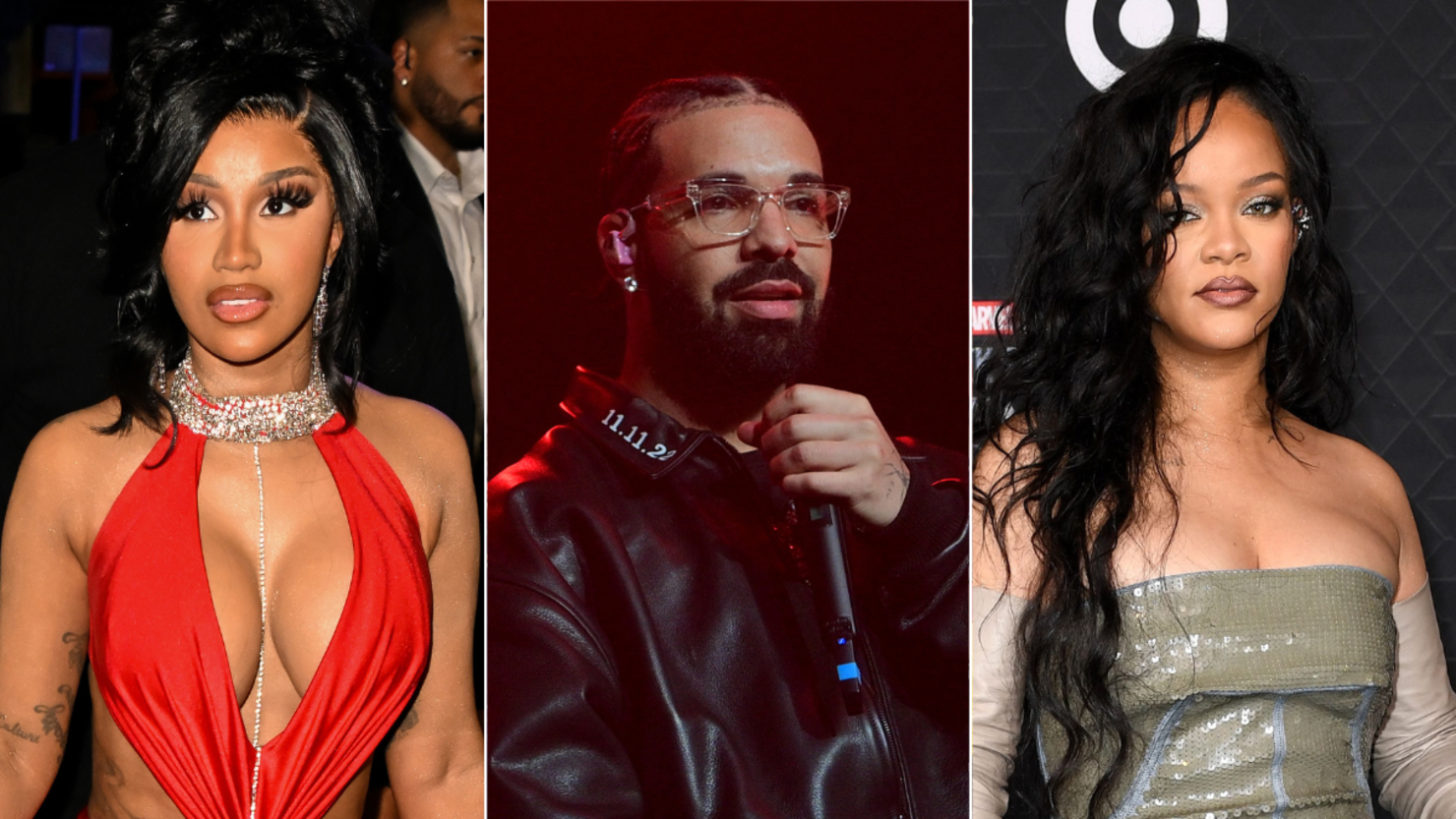 Cardi B, Drake & Rihanna