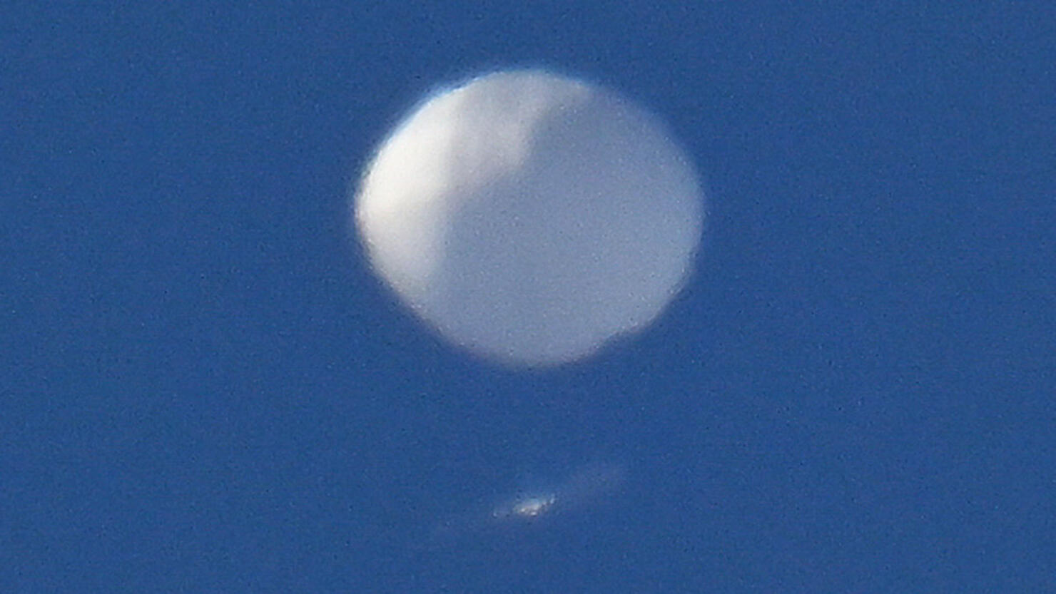 Chinese spy balloon flying above Charlotte