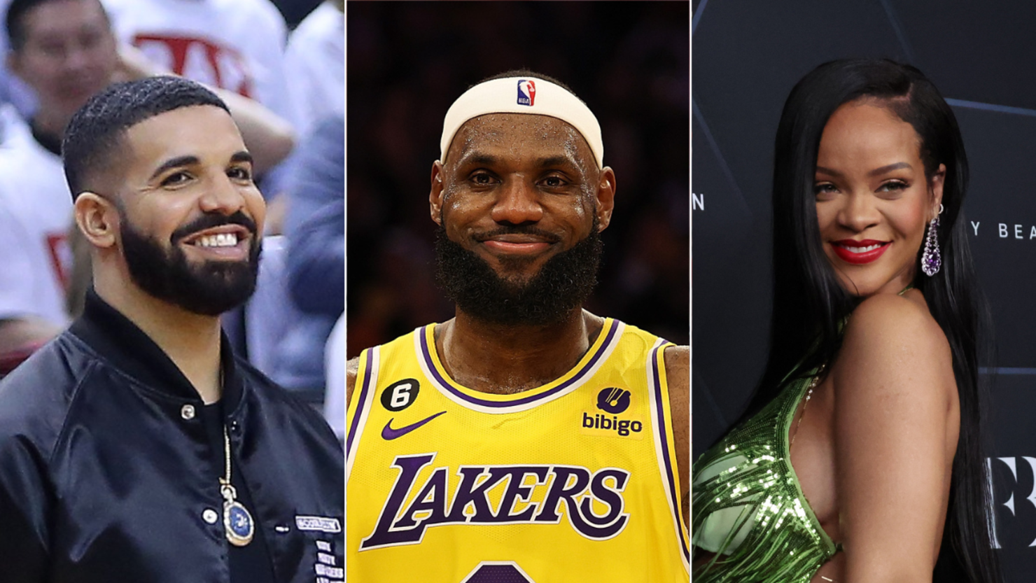 Lebron james hot sale and rihanna