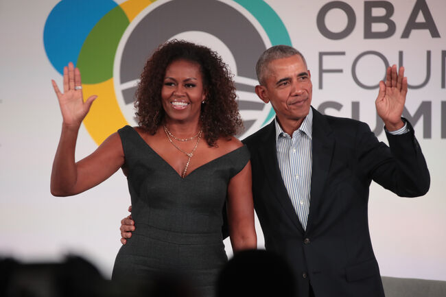 Barack And Michelle Obama Speak At Obama Foundation Summit