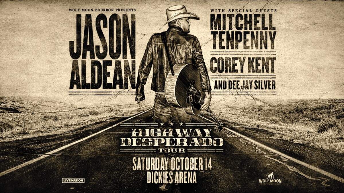 Jason Aldean Highway Desperado Tour 2023 Dickies Arena 97.1 The Freak