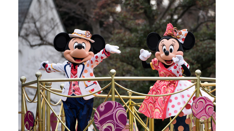 Disney Fans Attend "Minnie Besties Bash!” Parade