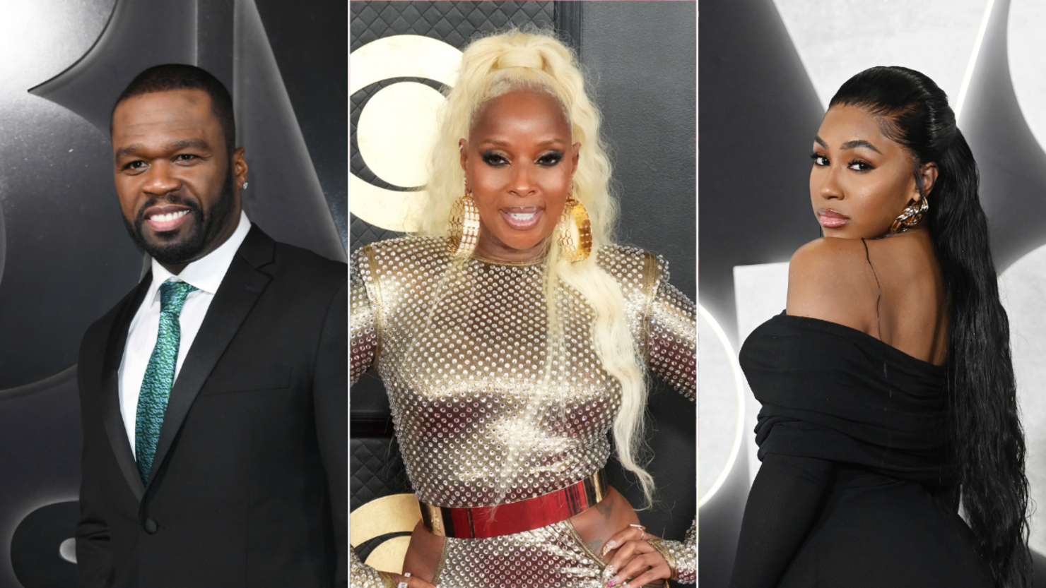 50 Cent, Mary J. Blige & Yung Miami