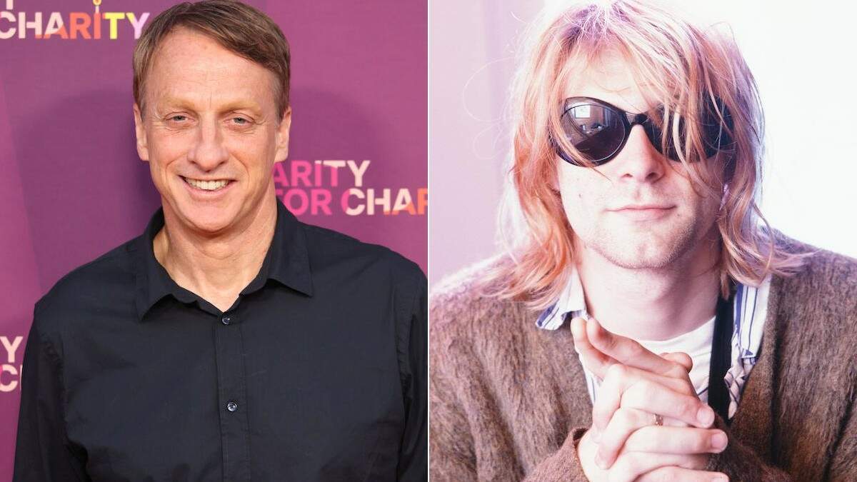 Tony Hawk resgata skate com logo do Iron Maiden pintado por Kurt Cobain em  troca de maconha