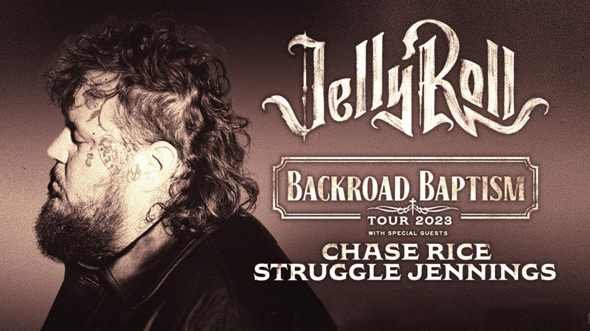 Jelly Roll Announces "2023 Backroad Baptism Tour" Shenandoah Country Q102