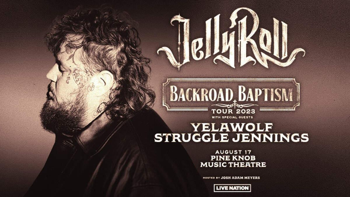 Jelly Roll Backroad Baptism Tour 2023 104.7 WIOT