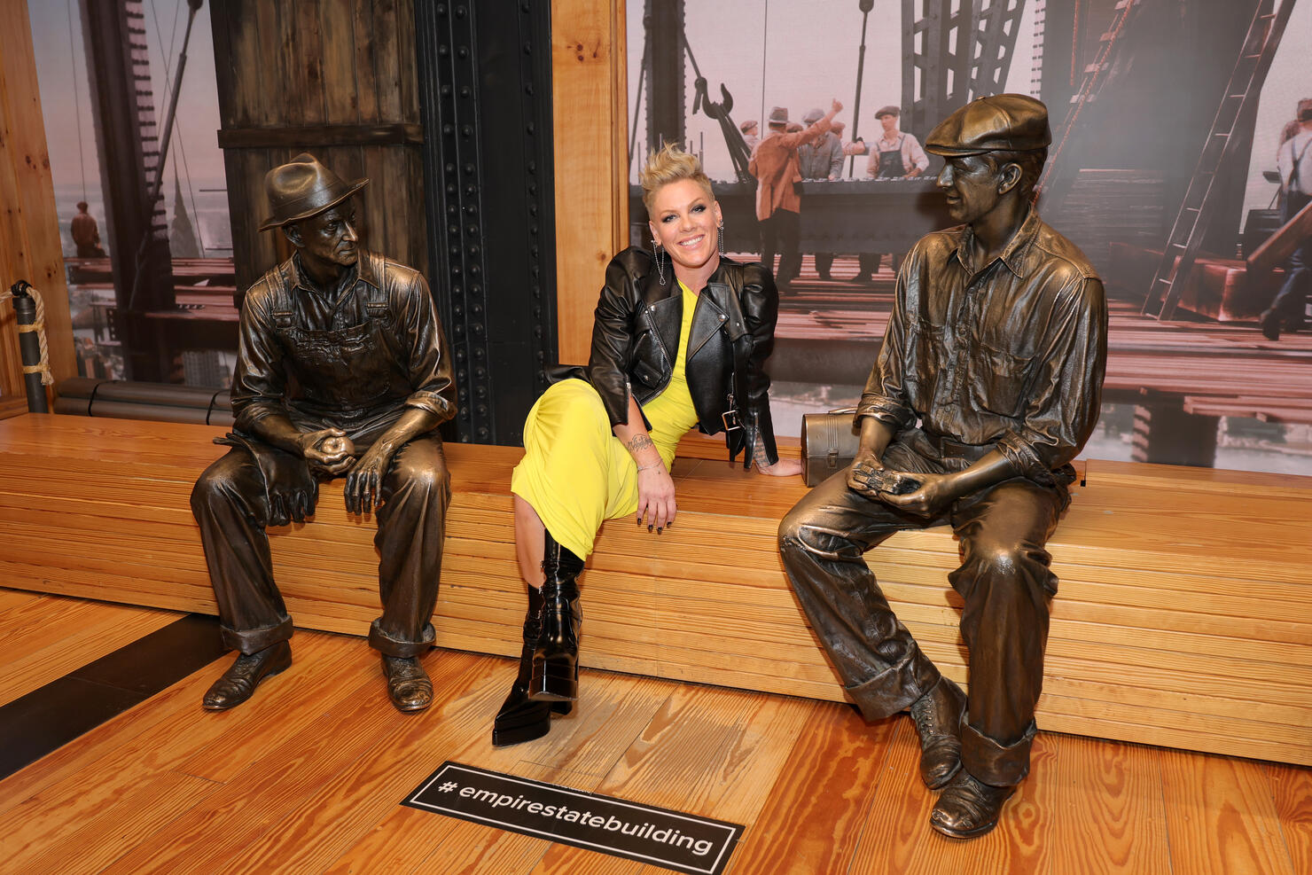 P!nk Visits The Empire State Building