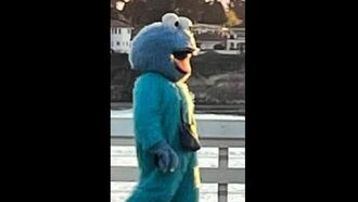 California Cops Caution Residents About 'Creepy' Cookie Monster Roaming Boardwalk