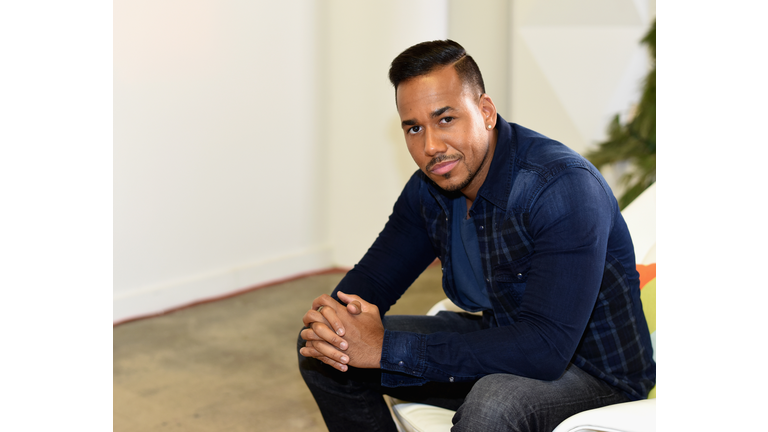 Behind The Scenes Romeo Santos on set of Dr Pepper Photo Shoot