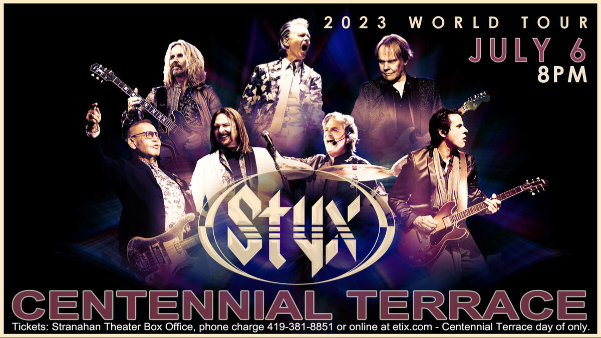 Centennial Terrace Concert Series STYX 104.7 WIOT
