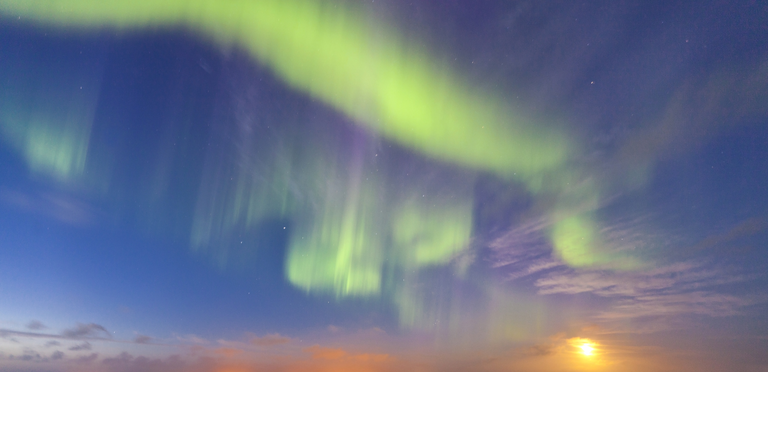 Nothern lights aka Aurora Borealis photographed in iceland