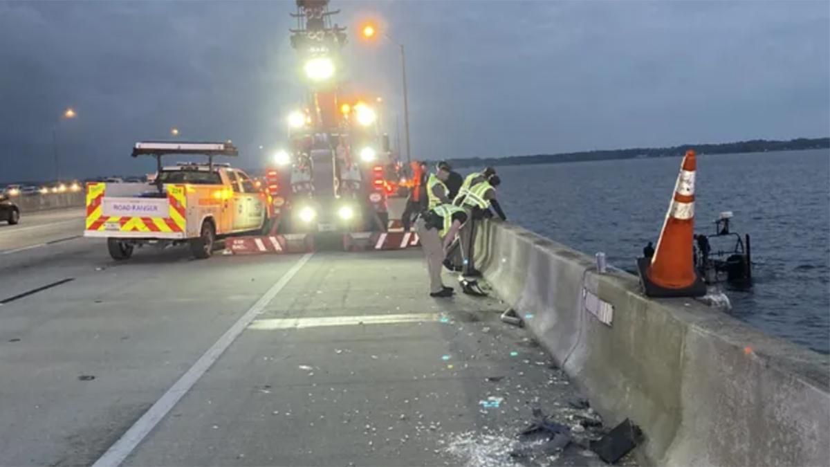 Man Killed After Road Ranger Knocks His Truck Off Florida Bridge | iHeart
